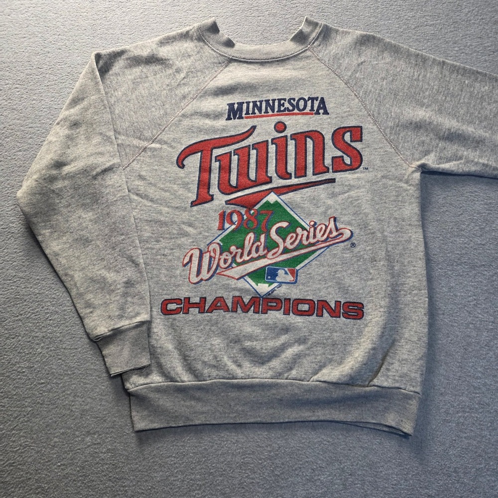 1987 Minnesota Twins World Series Champions Artex Sweatshirt Mens M MLB Vintage